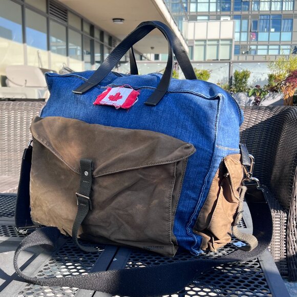 Dsquared² Canada Denim & Canvas Travel Bag - Picture 1 of 1
